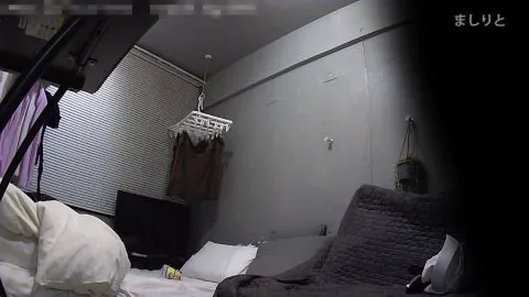 Asian Couple Intimate Moments in Bedroom
