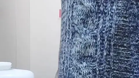 Asian Girl in Bathroom