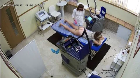 Depilyation Salon CCTV Lesbian Fuck