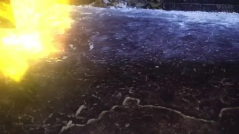 Asian Girl in Mask Subdued by Armored Man