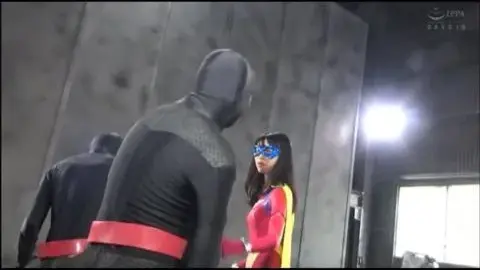 Asian Superhero Cosplay Erotic Scene