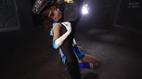 Asian Couple in Restraint Fantasy with Robot