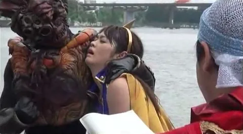 Monster Costume Fantasy Scene