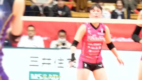 Asian Volleyball Players in Action