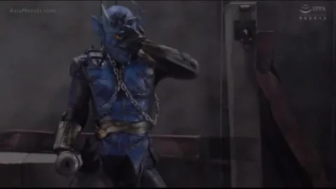 Fantasy Armor Bondage Scene