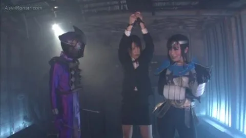 Asian Women in Costume Armor Bondage and Intimacy