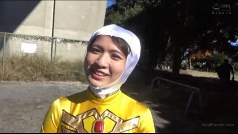 Asian Superhero Costume Scene