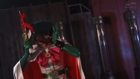 Asian Costumed Performers in Industrial Setting