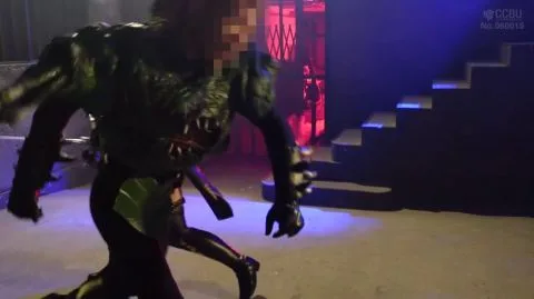 Asian Redhead Cosplay Encounter