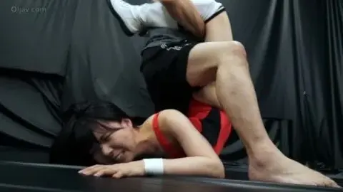 Asian couple in bondage and submission