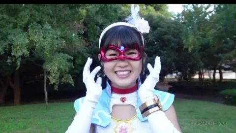 Asian Cosplay Girl Posing in Costume