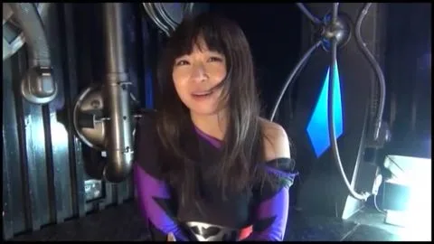 Asian Girl in Industrial Setting