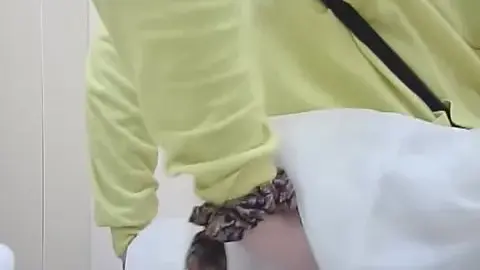 Asian Urination Scenes in Bathroom