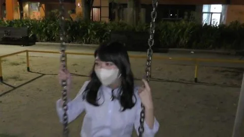 Asian Teen in School Uniform and Stockings