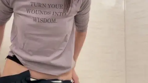 Asian Teen Bathroom Solo