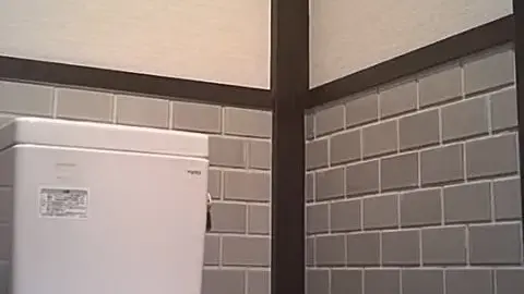 Asian Teen Peeing in Bathroom