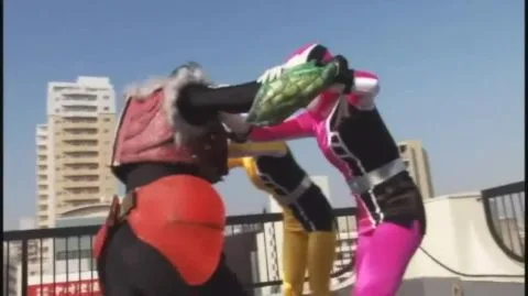 Asian Girls in Costumes Fighting