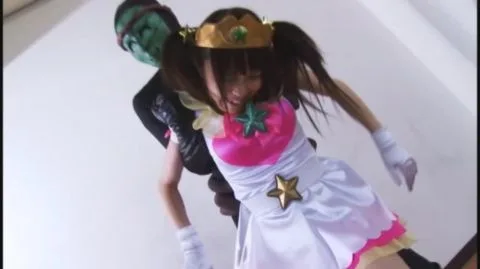 Asian Girl in Costume and Crown