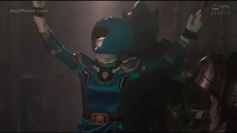 Asian in Spandex Suit Bondage Scenes