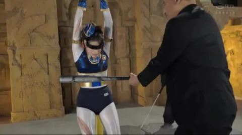 Asian Couple in Costume Engaging in BDSM and Sex