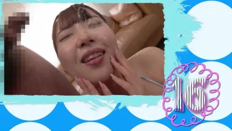 Asian girl solo with face sitting and fluids