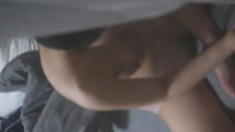 Blonde Teen in Bedroom Solo Scene