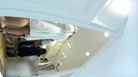 Asian Model Prepares for Photo Shoot