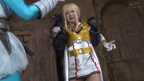 Blonde Asian Warrior Women in Armor