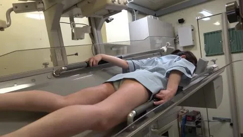 Brunette in Medical Facility