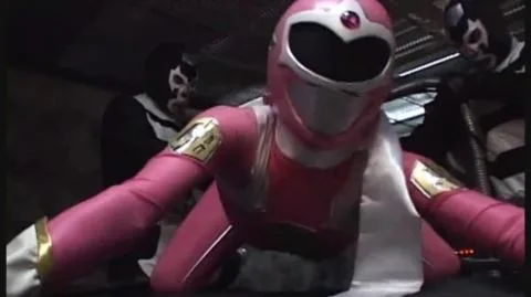 Asian Superheroine in Pink Bodysuit