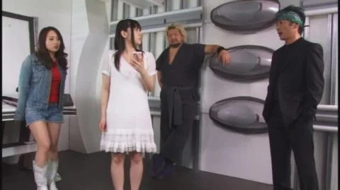 Asian Schoolgirls Wrestling and Intimate Moments