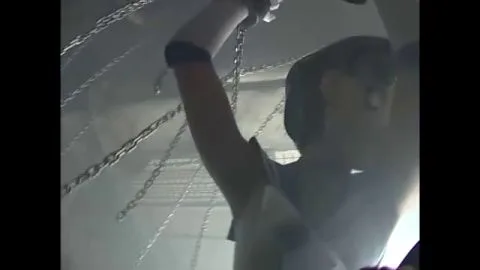 Asian Sailor Girl Bound and Gagged with Chains