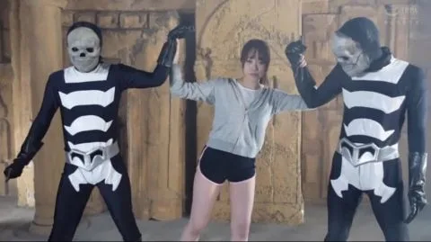 Asian Performers in Erotic Temple Scenes