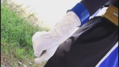 Asian Men in Costumes Outdoors