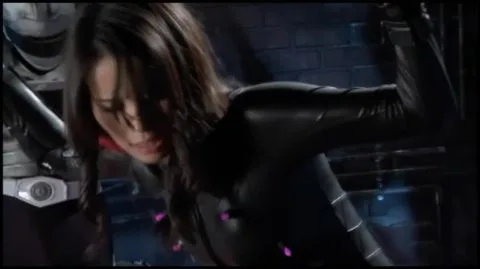 Asian Couple in Robotic Costumes Fights and Intimacy