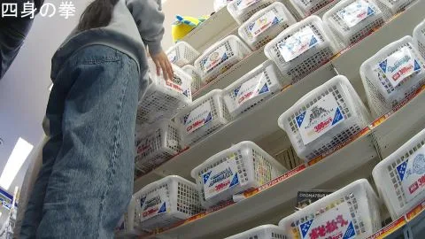 Asian Girls Shopping in Store