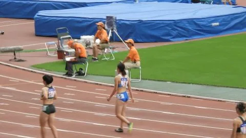 Asian Athletes Track Competition Erotic Scene