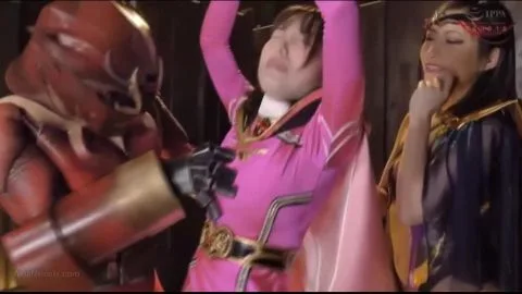 Asian Performers in Pink Costume Play