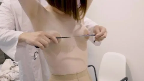 Asian Doctor Examines Busty Patient