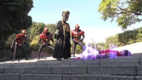 Asian Superheroine in Action