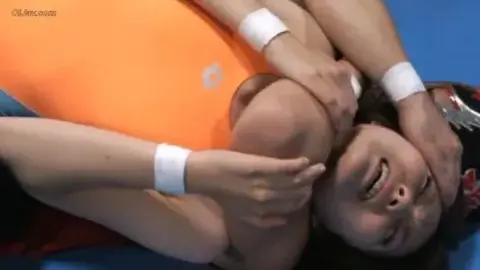 Asian Lesbians Wrestling and Submission
