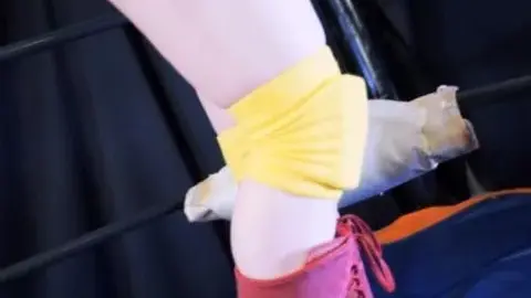 Asian Lesbians Wrestling in Lingerie