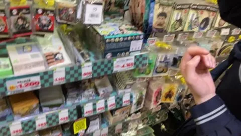 Asian Girl in Store and Bedroom