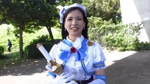 Asian Cosplayer in Various Settings