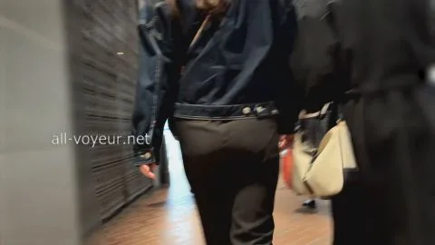 Brunette Teen Shopping