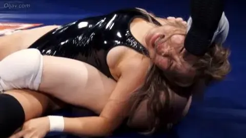Lesbian Wrestling Match with Chokehold