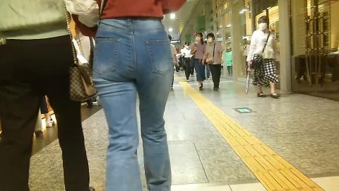 Asian Girls in Public Area