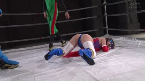 Asian Women Wrestling in Masks