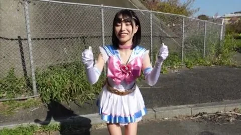 Anime Cosplay Outdoor Encounter