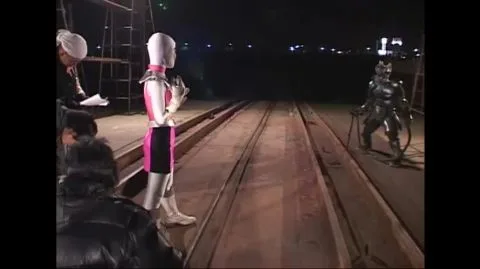 Asian Girls Fighting on Train Tracks